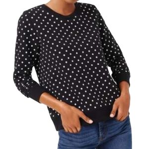 J. Crew- Printed Raglan Sweater